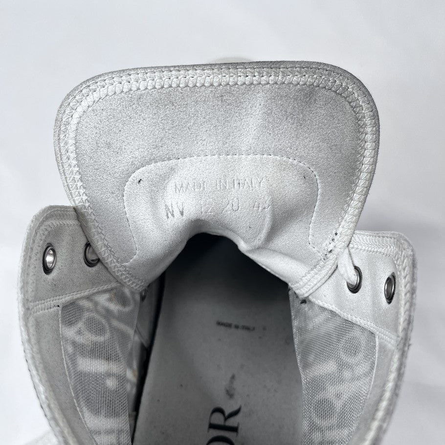 DIOR B23 Oblique High-Top Sneakers Black Size 28.0cm