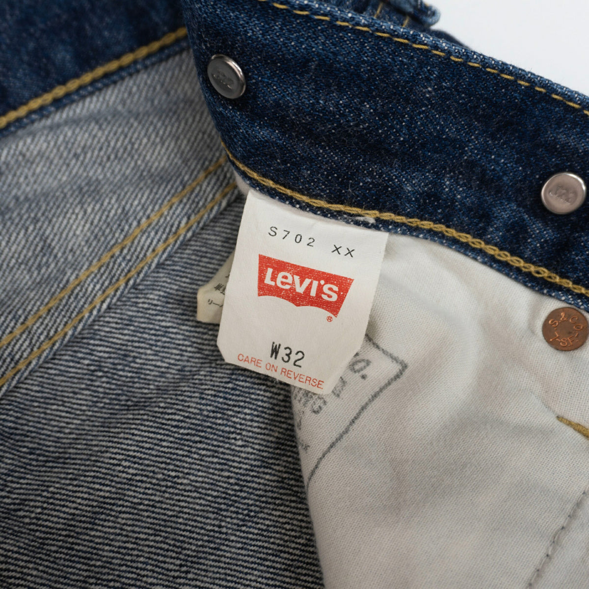 LEVI'S S702XX Made in Japan Denim Size 32x36 Size 32×36