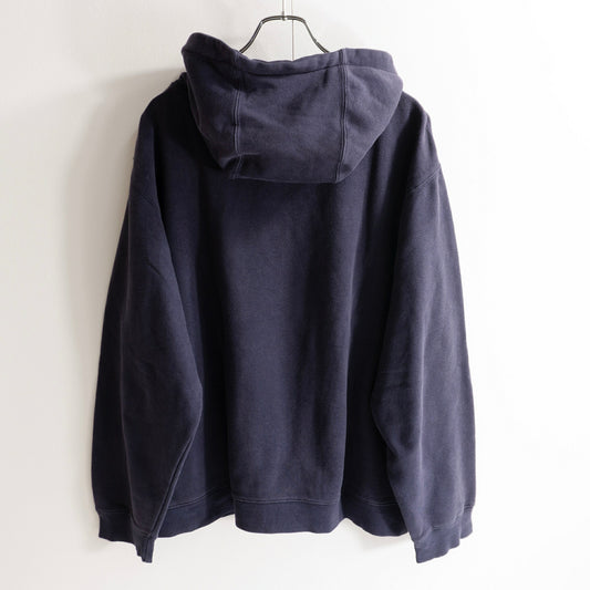 OLD STUSSY 90s Half-Zip Pullover Hoodie Size L