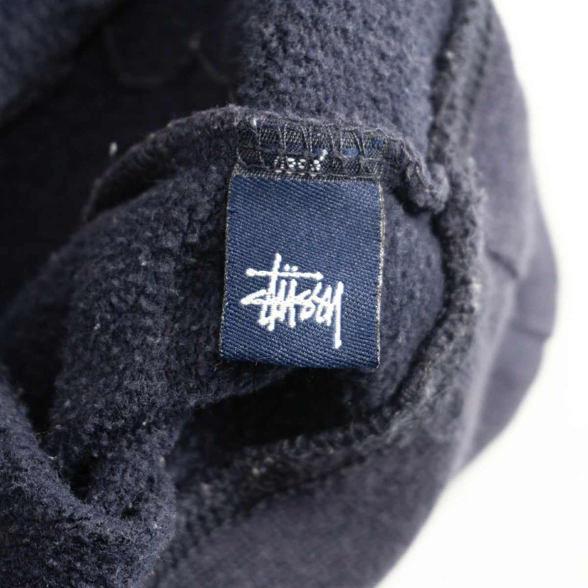 OLD STUSSY 90s Half-Zip Pullover Hoodie Size L