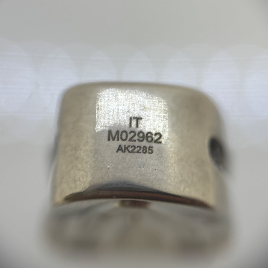 Louis Vuitton Silver LV Logo Bead Charm Bag