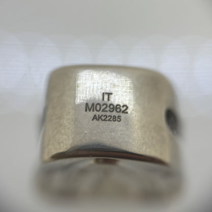 Louis Vuitton Silver LV Logo Bead Charm Bag