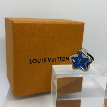 Louis Vuitton Silver Star LV Logo Bead Charm Bag
