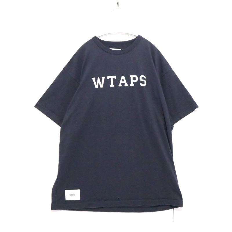 WTAPS ACADEMY Graphic T-Shirt Navy Size 02