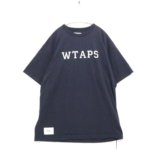 WTAPS ACADEMY Graphic T-Shirt Navy Size 02