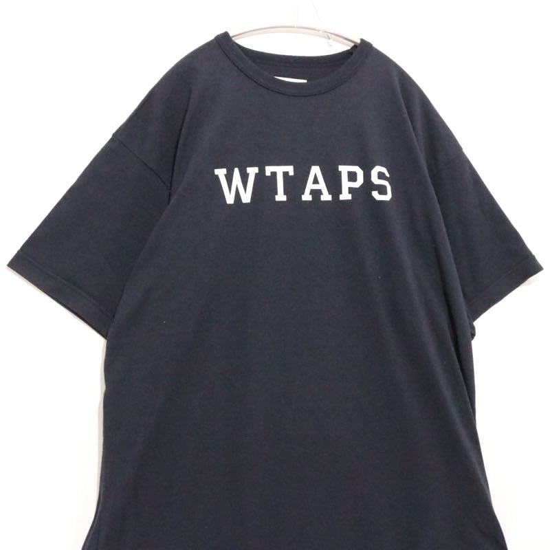 WTAPS ACADEMY Graphic T-Shirt Navy Size 02