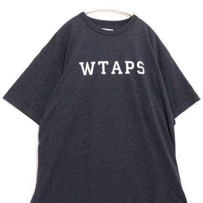 WTAPS ACADEMY Graphic T-Shirt Navy Size 02