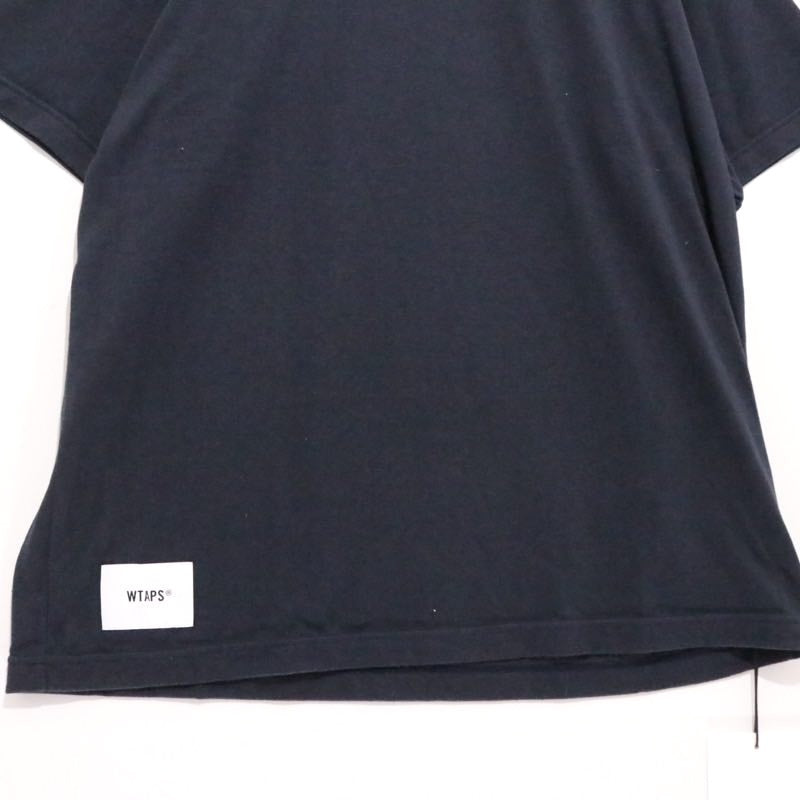 WTAPS ACADEMY Graphic T-Shirt Navy Size 02