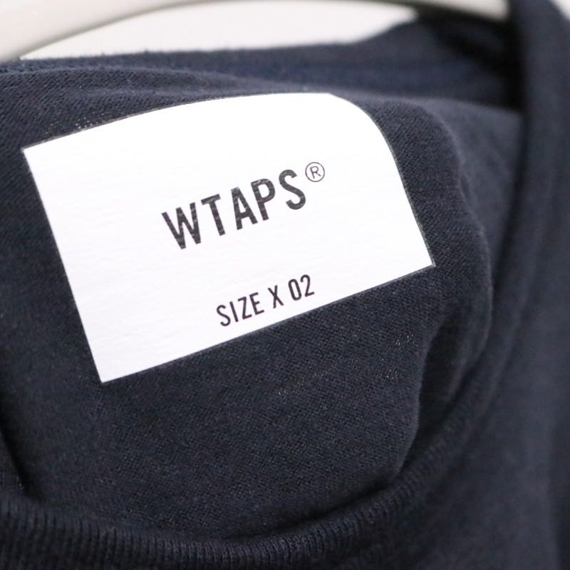 WTAPS ACADEMY Graphic T-Shirt Navy Size 02