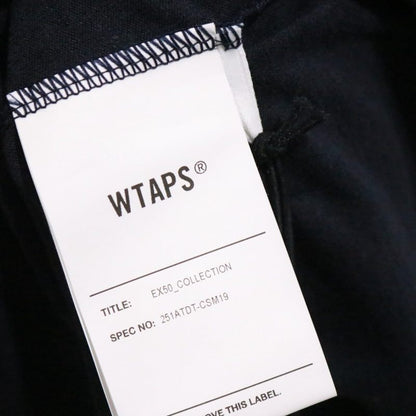 WTAPS ACADEMY Graphic T-Shirt Navy Size 02