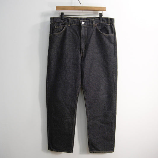 wxl x LEVI'S 80s 505 Overdyed Black Denim Jeans in USA Size 36×34