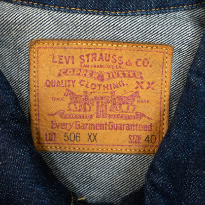 LEVI'S 506XX Big E Type 1 Denim Jacket Size 40