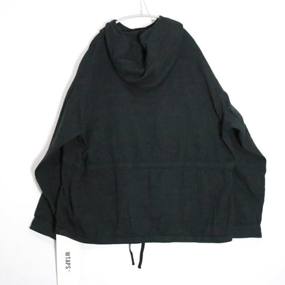 WTAPS 25AW Chamber Long Sleeve Cotton Twill Shirt Black Size 04