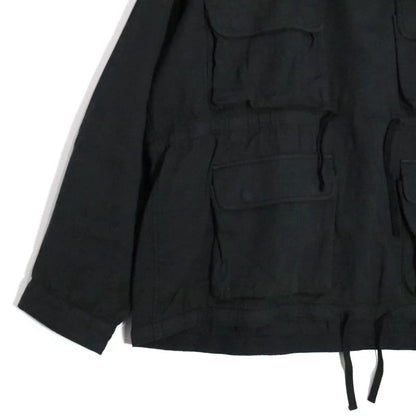 WTAPS 25AW Chamber Long Sleeve Cotton Twill Shirt Black Size 04