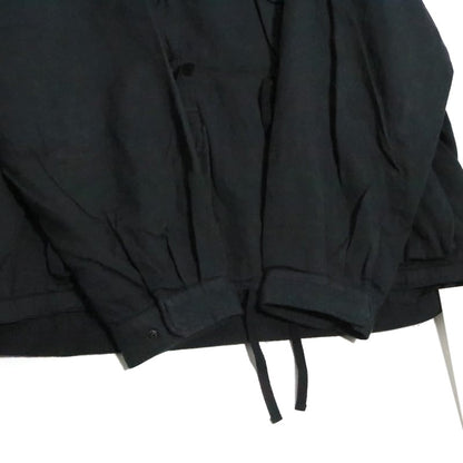 WTAPS 25AW Chamber Long Sleeve Cotton Twill Shirt Black Size 04