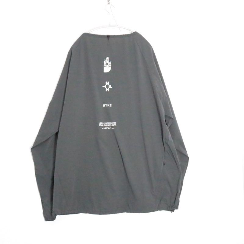 THE NORTH FACE HYKE 24SS Trail Wind Crew Shirt Gray Size L