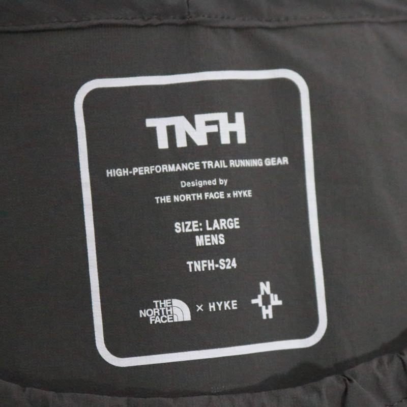 THE NORTH FACE HYKE 24SS Trail Wind Crew Shirt Gray Size L