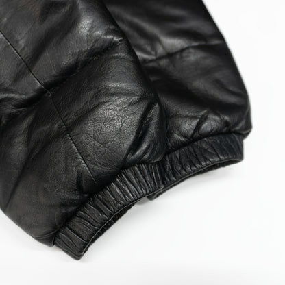 WIND ARMOR Leather Down Jacket Black Size L