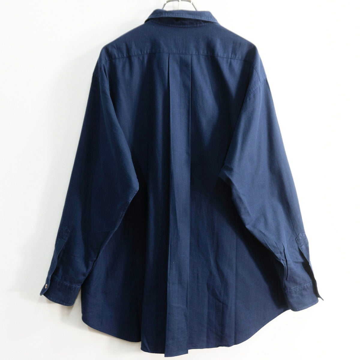 COMME des GARCONS HOMME 80s Open Collar Shirt Navy