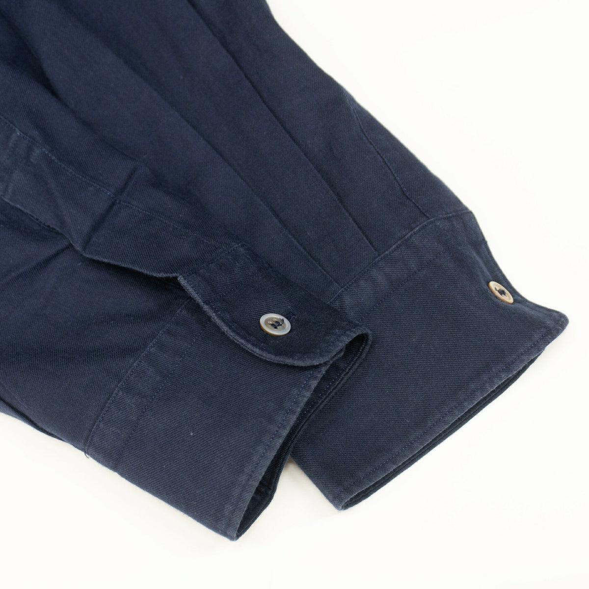 COMME des GARCONS HOMME 80s Open Collar Shirt Navy