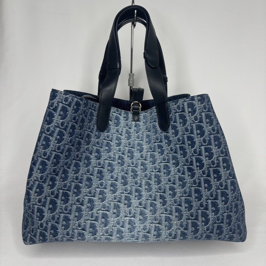 Dior Oblique Toujours Medium Bag Blue