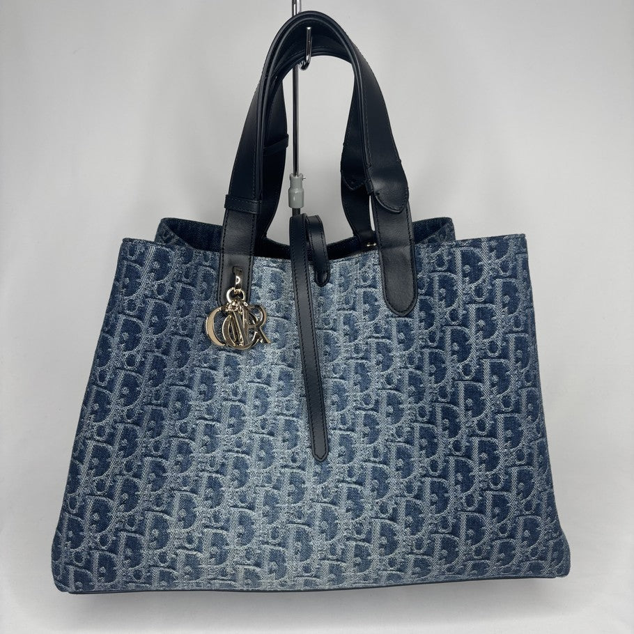 Dior Oblique Toujours Medium Bag Blue