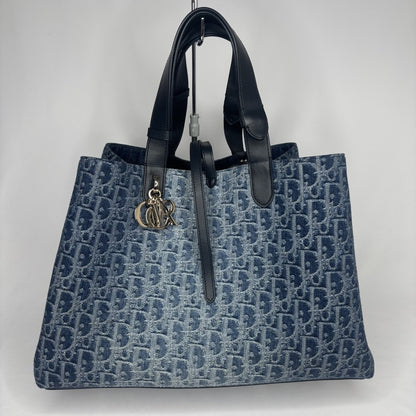 Dior Oblique Toujours Medium Bag Blue