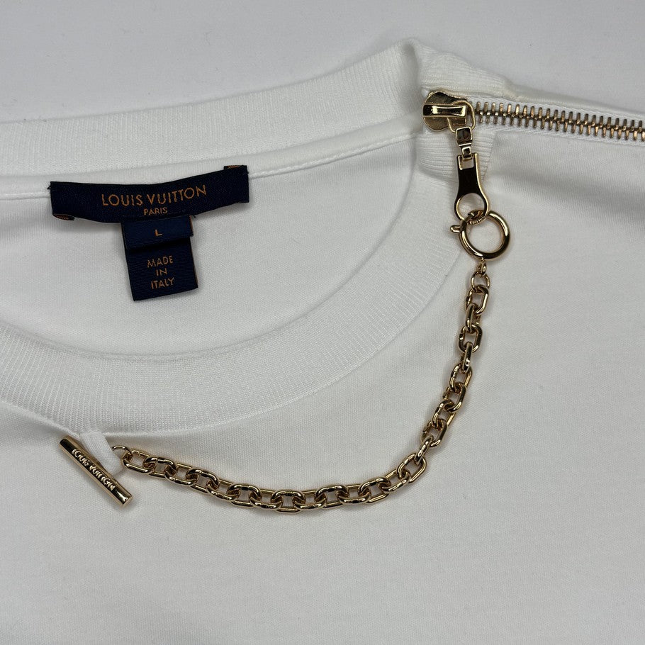 Louis Vuitton Coat of Arms Signature Coat White Size L