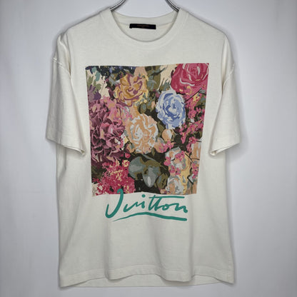 LOUIS VUITTON 22AW LV Flower Tapestry T-Shirt White Size S