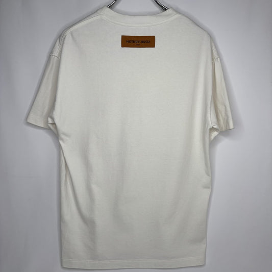 LOUIS VUITTON 22AW LV Flower Tapestry T-Shirt White Size S