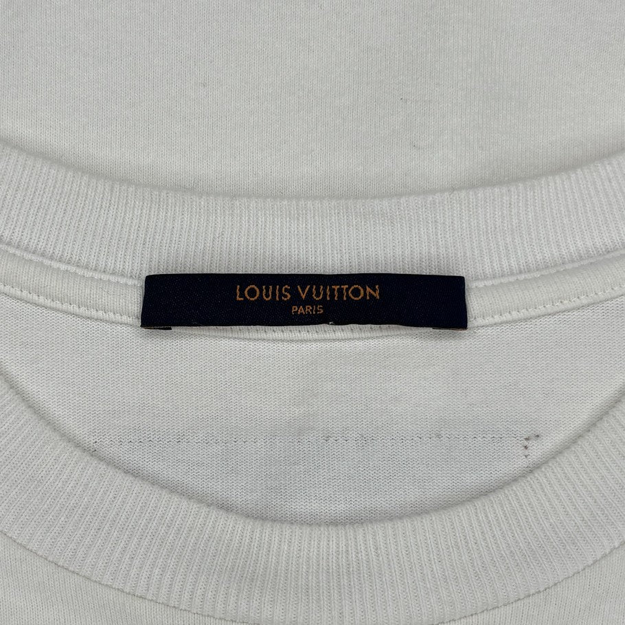 LOUIS VUITTON 22AW LV Flower Tapestry T-Shirt White Size S