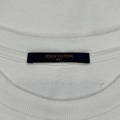 LOUIS VUITTON 22AW LV Flower Tapestry T-Shirt White Size S
