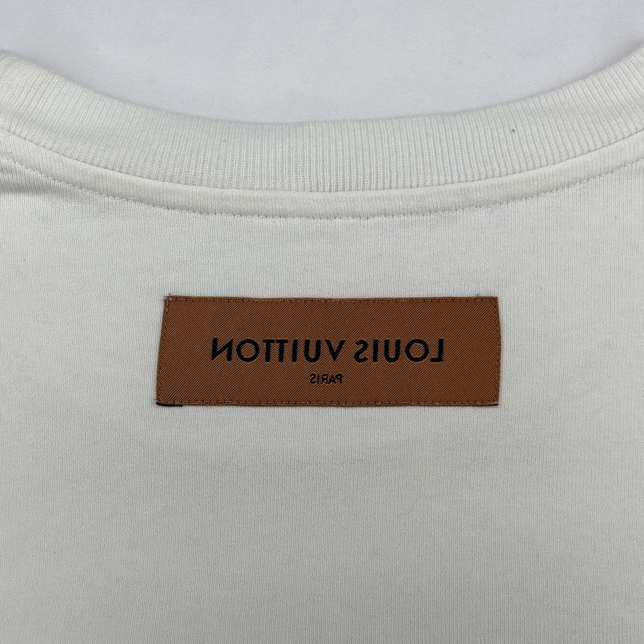 LOUIS VUITTON 22AW LV Flower Tapestry T-Shirt White Size S