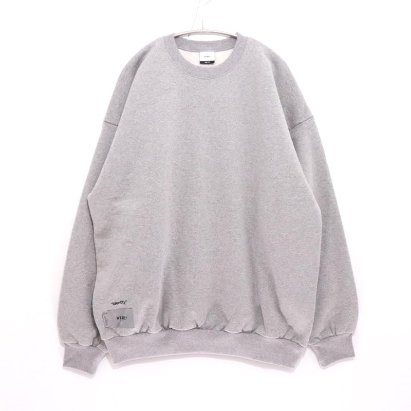 WTAPS Identity Logo Cotton Sweatshirt Gray Size 03