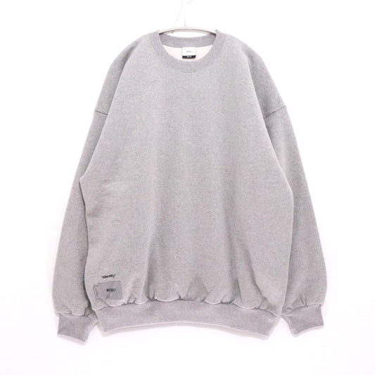 WTAPS Identity Logo Cotton Sweatshirt Gray Size 03