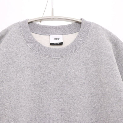 WTAPS Identity Logo Cotton Sweatshirt Gray Size 03