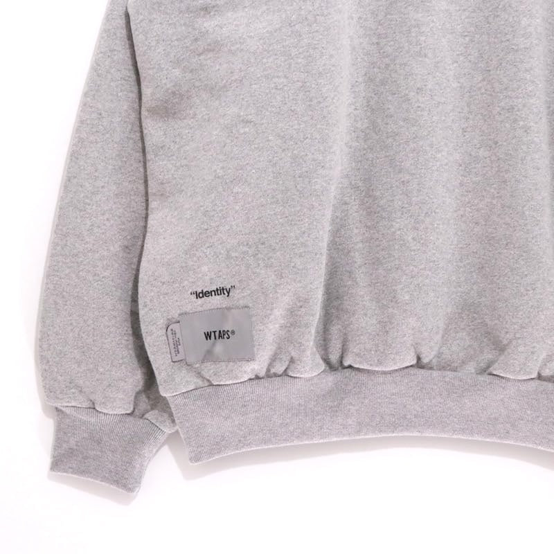 WTAPS Identity Logo Cotton Sweatshirt Gray Size 03