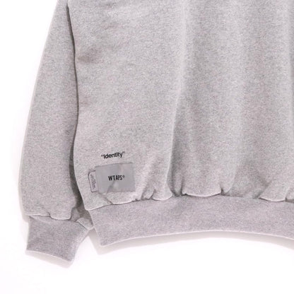 WTAPS Identity Logo Cotton Sweatshirt Gray Size 03
