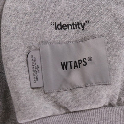 WTAPS Identity Logo Cotton Sweatshirt Gray Size 03