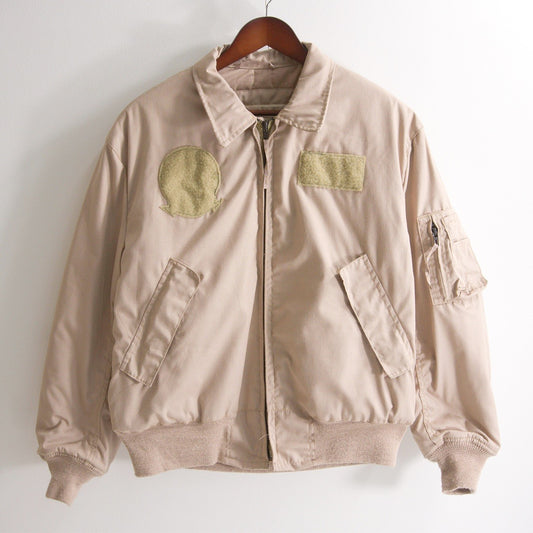 US ARMY USAF 90s CWU-45/P Flight Jacket Beige Size L