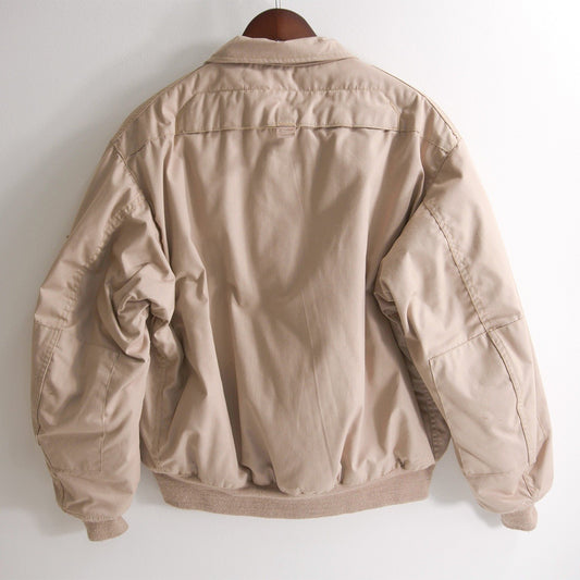 US ARMY USAF 90s CWU-45/P Flight Jacket Beige Size L