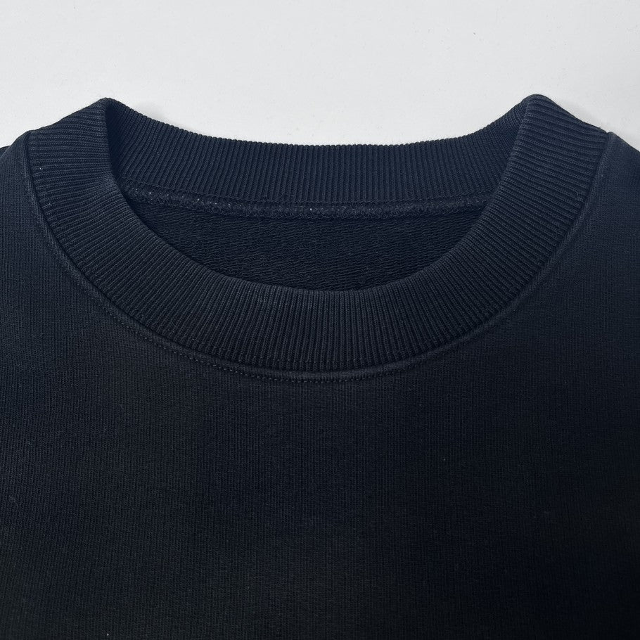 BALENCIAGA Back Logo Crewneck Sweatshirt Black