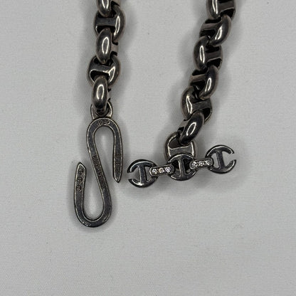 HOORSENBUHS 10MM Open Link 6P Diamond Wallet Chain Silver