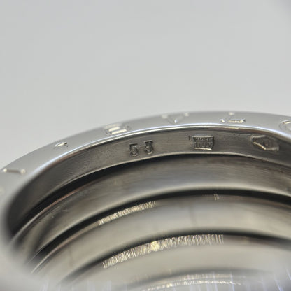 BVLGARI B.zero1 4-Band 750WG Ring Size 53