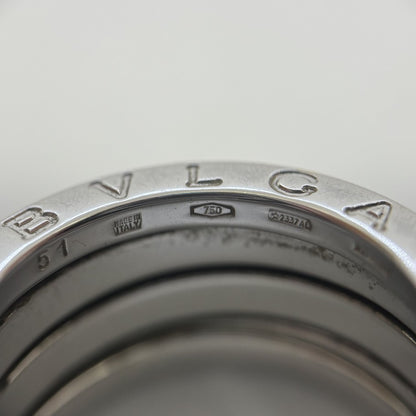 BVLGARI B.zero1 3-Band 750WG Ring Size 51
