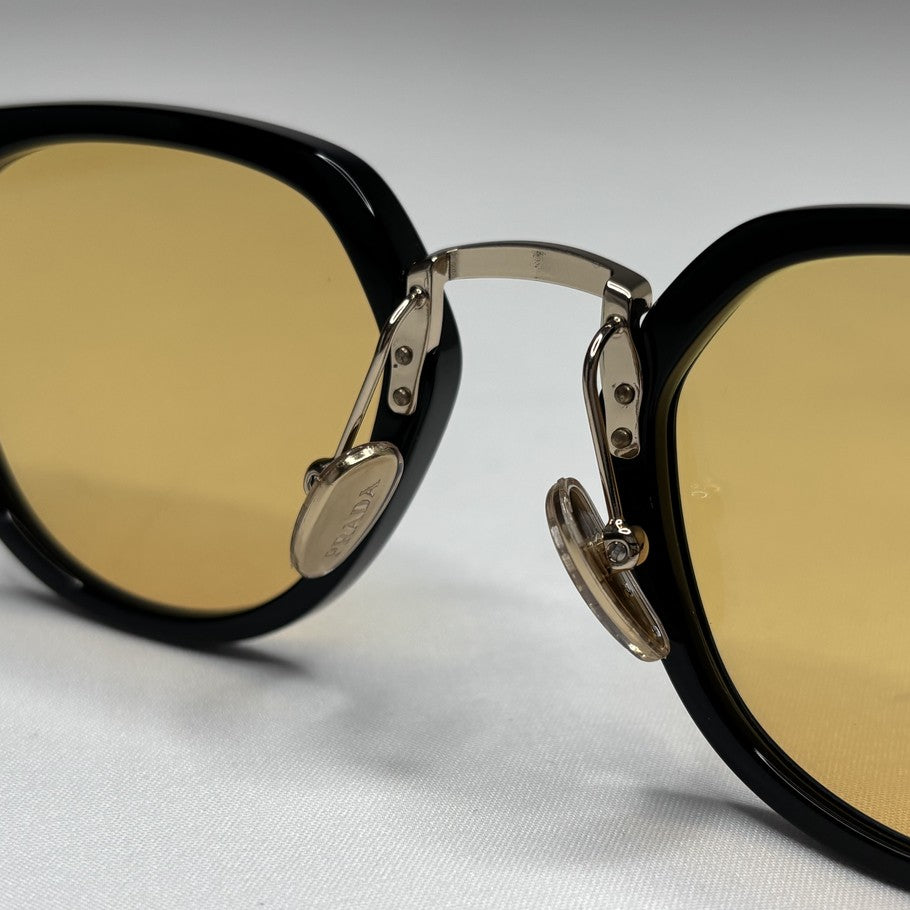 PRADA Wellington Combo Frame Color Lens Sunglasses Yellow