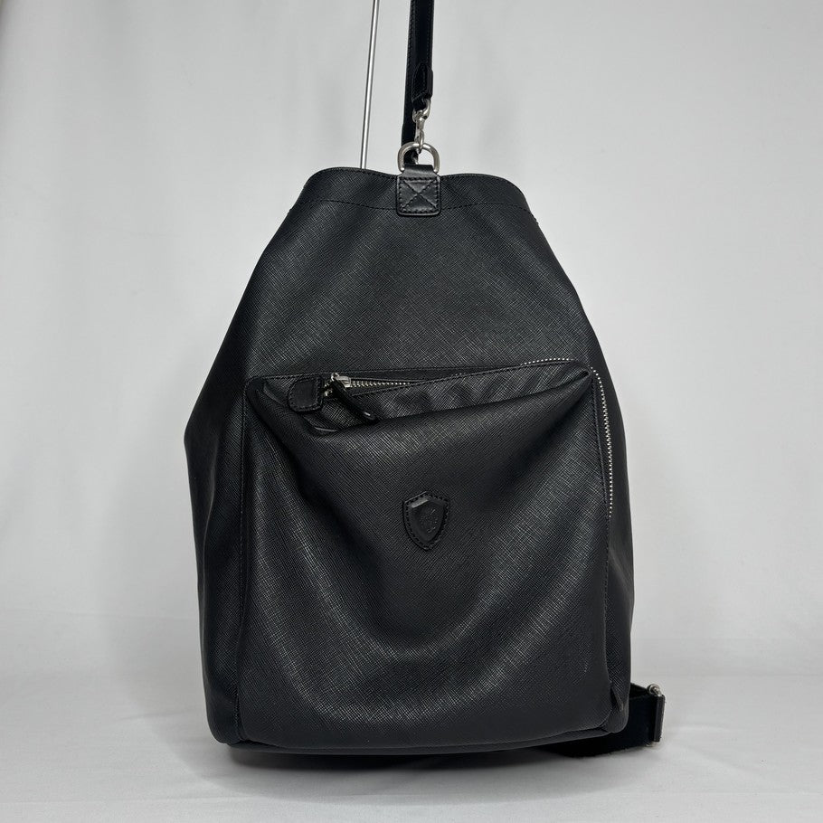 Felisi One Shoulder Leather Bag Black
