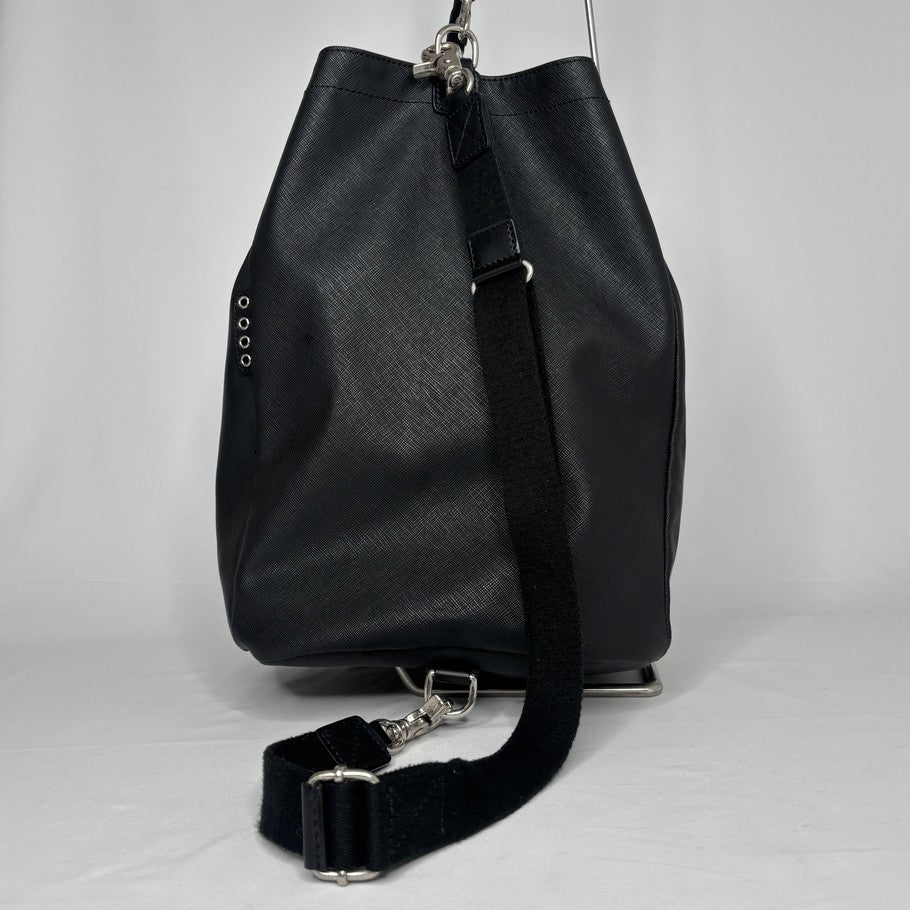 Felisi One Shoulder Leather Bag Black
