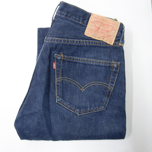 wsm x LEVI'S 501XX Big E Denim Jeans Made USA Valencia Size 32×36