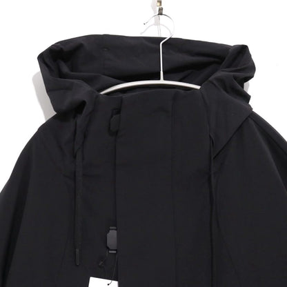 SOPHNET. 25SS Nylon Blend Lightweight Parka Black Hoodie Size 3